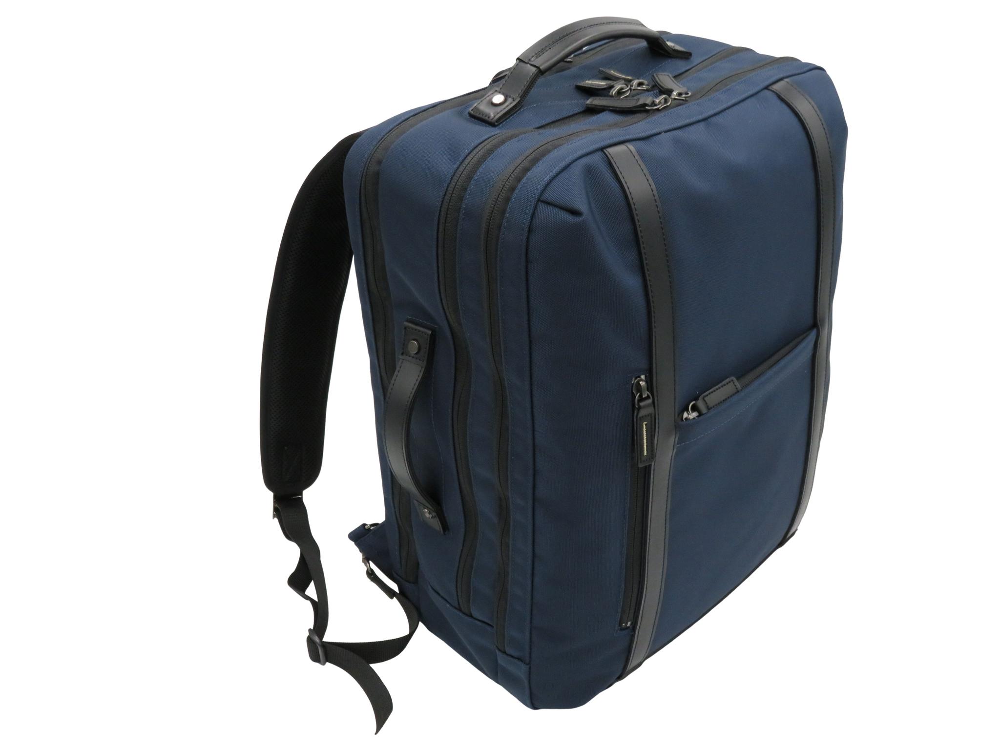 ☆ 新商品 ☆　荷物多めのお仕事用・1泊出張用バッグとして　No.5027「エビータワイドビジネスリュック」　日本製 | 15枚目